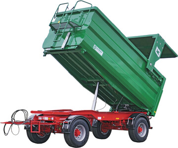 Der Kipper vereint einen Muldenaufbau mit einem Drehschemel-Chassis.�