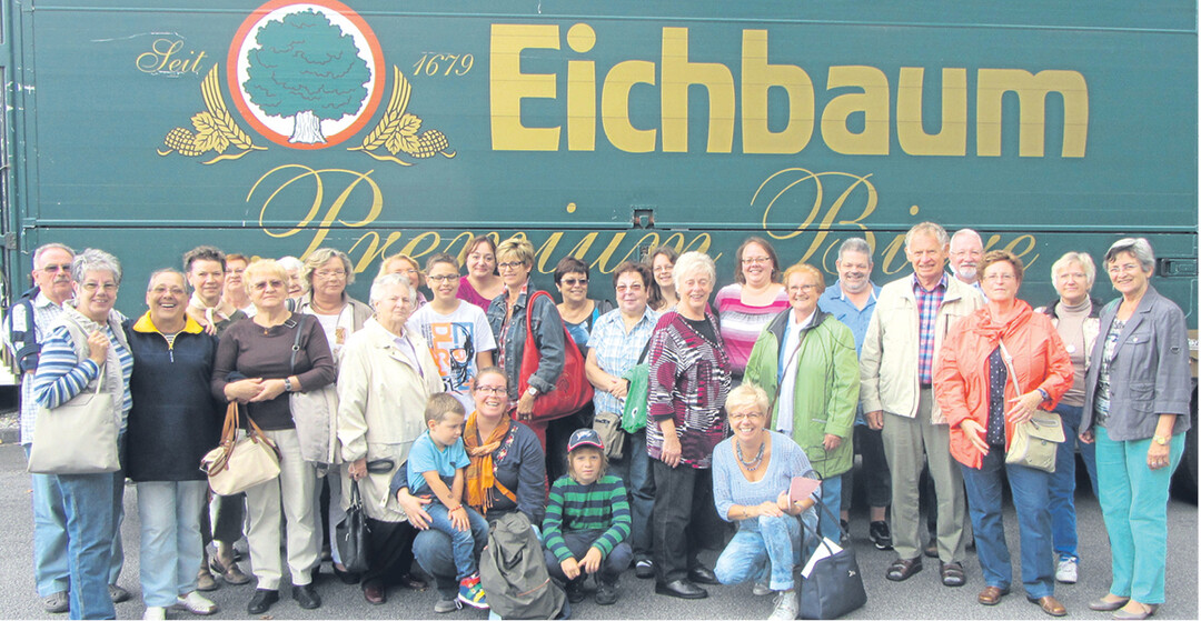 Die Feudenheimer Landfrauen wollten wissen, wie ihr Mannheimer Bier" hergestellt wird.