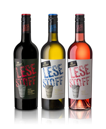 Die Weinmarke Lesestoff aus Lauffen gibt es jetzt auch als Rosé.