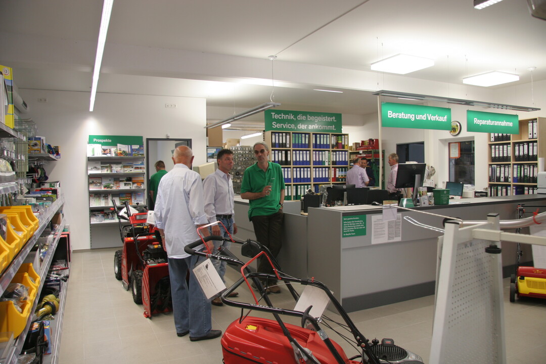 Service und Beratung werden groß geschrieben.