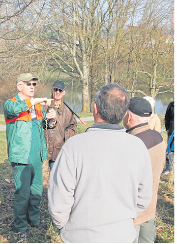 Der Schnitt von Streuobstb�umen erfordert Fachkenntnisse, die in Kursen zum Fachwart vermittelt werden.