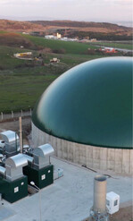 Baur liefert moderne Folien für Biogasanlagen.