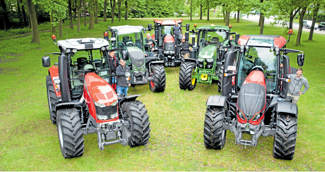 Beim aktuellen Schleppertest mussten f�nf Kandidaten.