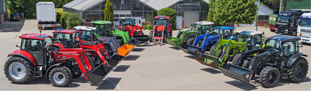 Zehn Hersteller traten zum Traktorentest in der 100 PS-Klasse an.