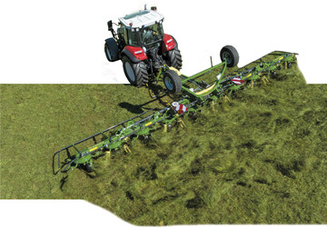 Die Maschinen k�nnen sowohl zum Wenden als auch zum Zetten eingesetzt werden.