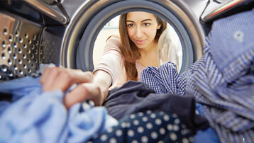 Die Waschmaschine, ein unersetzliches Haushaltsger�t.