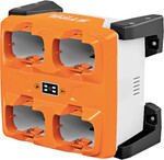 Verriegelungen gewährenleisten sicheren Halt der Akkus.