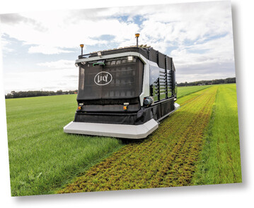 Derzeit hat Lely das elektrische Fahrzeug Exos auf Testbetrieben im Einsatz.