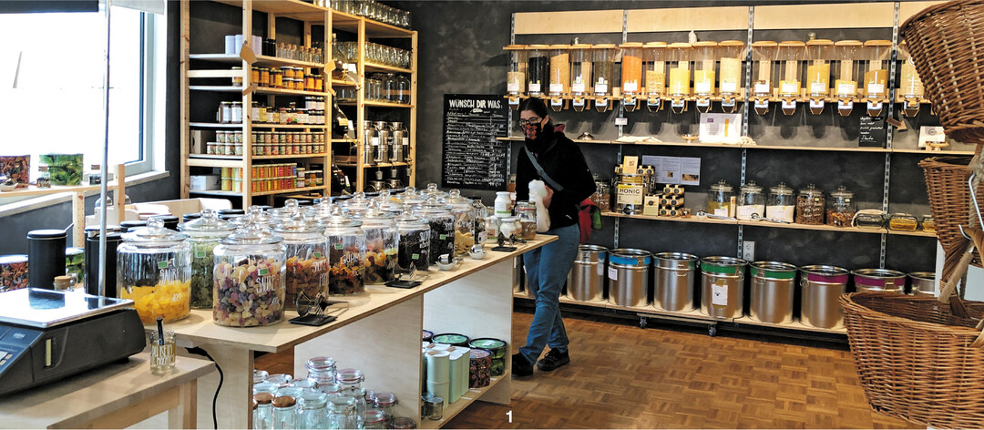 Im Unverpacktladen bringt man seine Beh�lter mit, wiegt das Leergewicht und dann geht es ans Bef�llen.