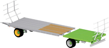 Die lackierten Wagen sind in Joskin-Grün erhältlich.