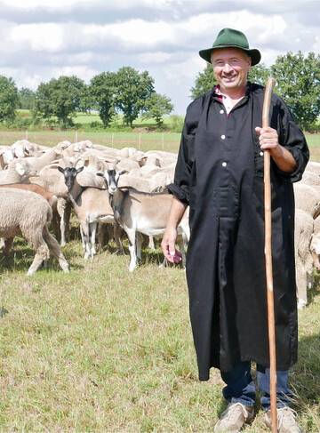 S�ddeutsche Schafhalter streben mit der eigenen Marke kostendeckende Preise f�r ihre Schafwolle an.