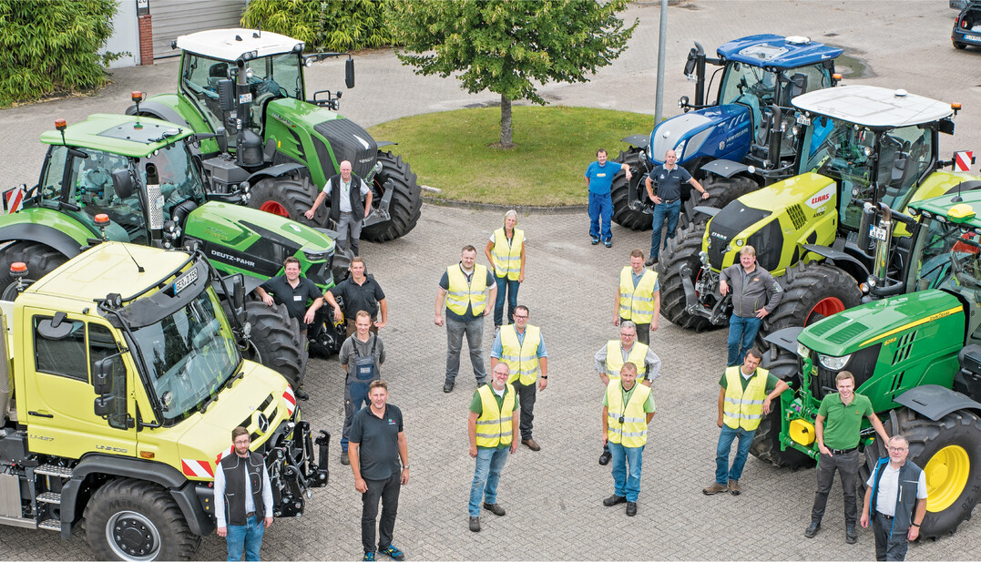 Beim aktuellen Schleppervergleich mussten f�nf Standardtraktoren und ein Unimog.