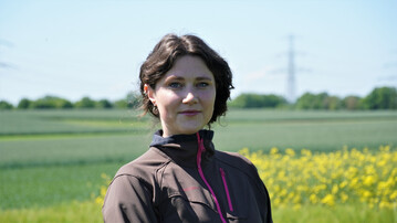Dr. Kathrin Grahman, ZALF M�ncheberg, Koordinatorin des Landschaftsexperiments patchCROP.