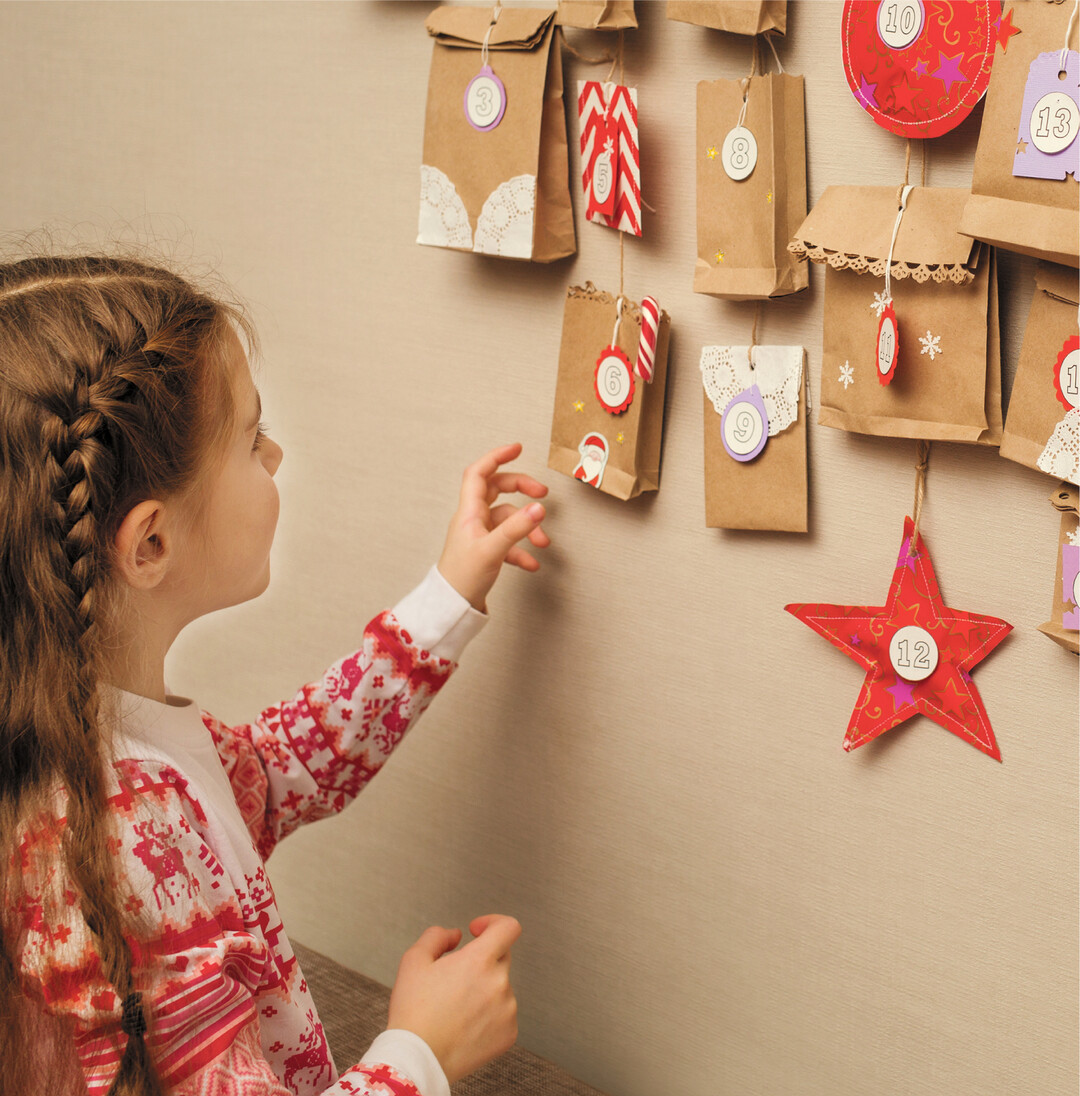 F�r die Kleinen vers��t der Adventskalender die Vorweihnachtszeit und das lange Warten aufs Christkind.
