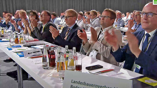 Delegierte aus Baden-W�rttemberg bei der Mitgliederversammlung. 