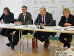 Präsident Joachim Rukwied erläutert auf der LBV-Jahrespressekonferenz am 17. Dezember 2018 in Stuttgart die Unternehmensergebnisse der Haupterwerbsbetriebe in Baden-Württemberg im Wirtschaftsjahr 2017/18.