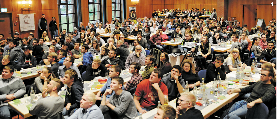 Volles Haus herrschte beim Junglandwirtekongress in Denkendorf. Er wird von der Landjugend W�rttemberg Baden, dem Bund der Landjungend W�rttemberg-Hohenzollern und dem Bund Badischer Landjugend veranstaltet.