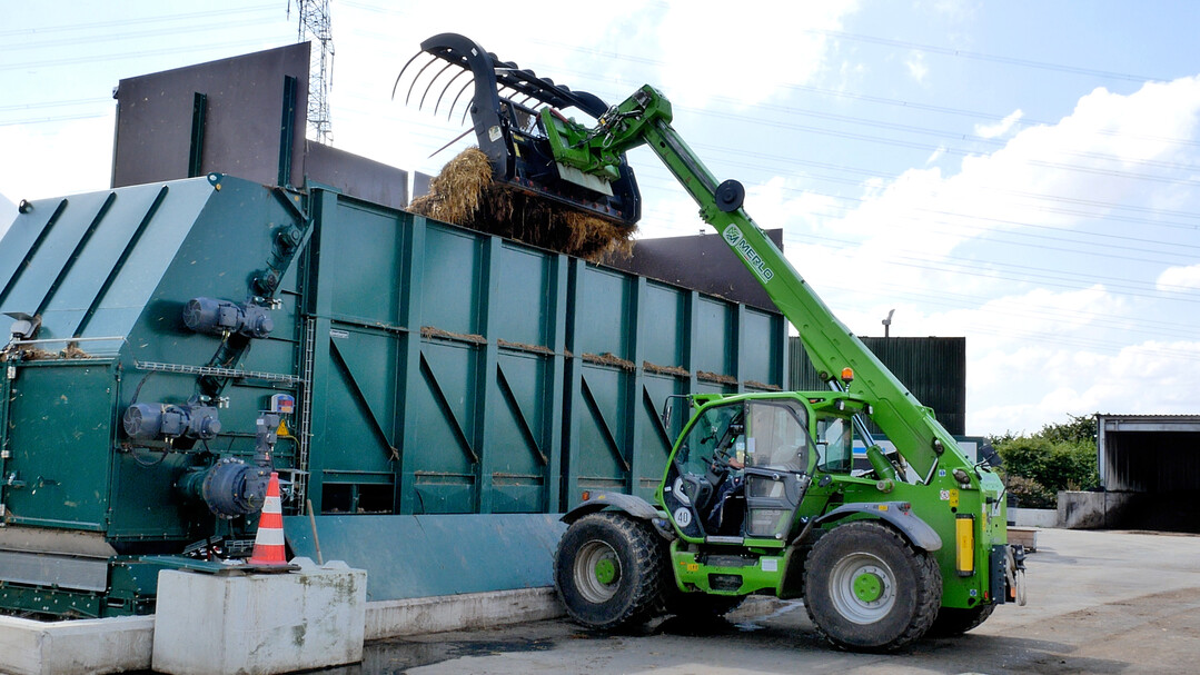 Der Turbofarmer XXL von Merlo hat 170 PS Motorleistung, 6,5 Tonnen Hubkraft und neun Meter Hubhöhe.