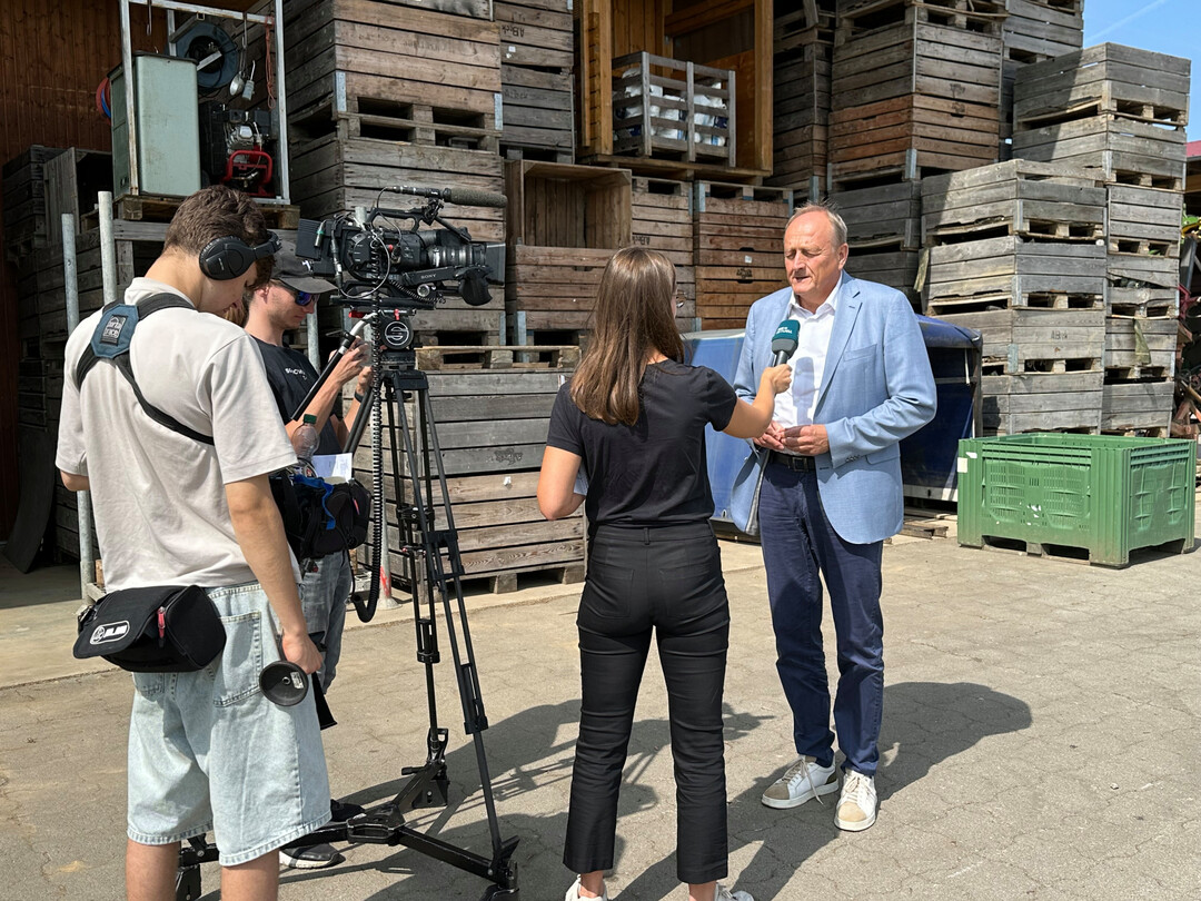 Erntepressekonferenz des Landesbauernverbandes 2024: LBV-Präsident Joachim Rukwied im Interview.