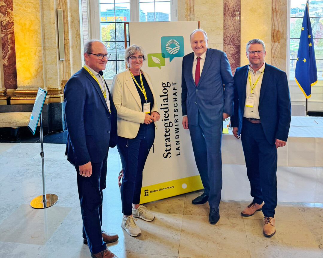 Das LBV-Pr�sidium bei der Abschlussveranstaltung des Strategiedialogs Landwirtschaft.