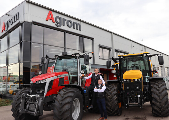 Die Gesch�ftsf�hrer der Agrom GmbH Ludwig Disch (links) und Holger Strobel.� 