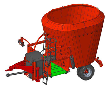 Die neuen Futtermischwagen Profile 1.CM sind besonders schmal.