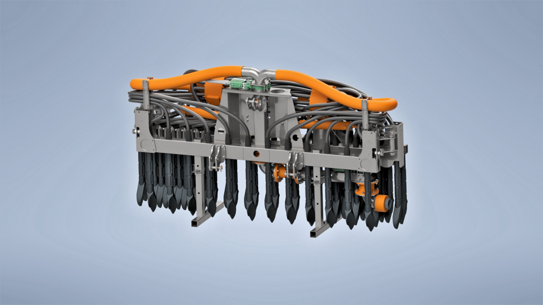 Der Eptum 1200 l�sst sich auf drei Meter zusammenklappen.