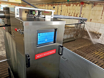 Der neue Waschroboter von Meier-Brakenberg.