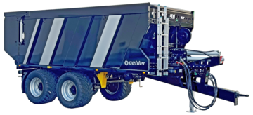 Der neue Abschiebewagen von Oehler fasst 21 Kubikmeter.