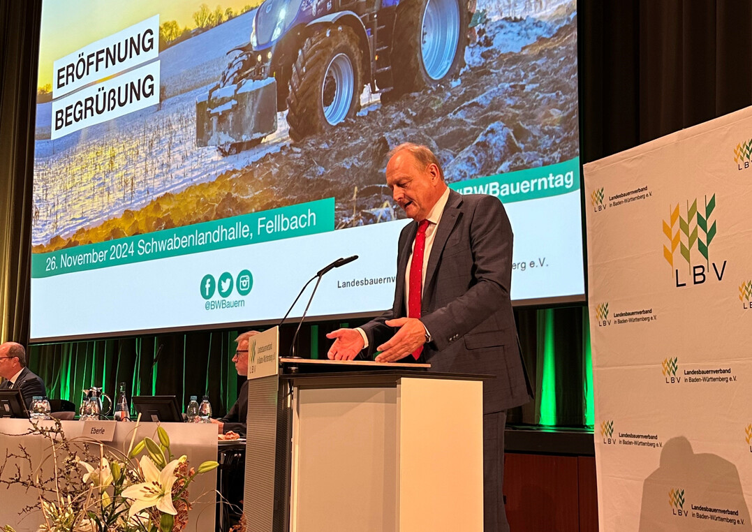Mitgliederversammlung im Landesbauernverband Baden-Württemberg 2024.