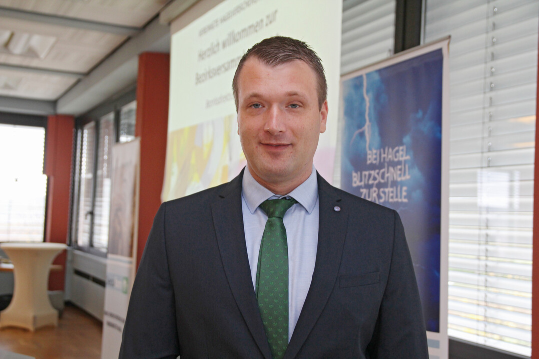 Friedrich Ehrmann, der neue Leiter der Bezirksdirektion Stuttgart. Er hatte die Aufgabe im November von Hans-Ulrich Eppler �bernommen, der in den Ruhestand ging.