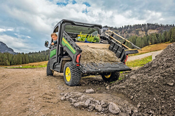 Die Pritsche am neuen Gator bietet viele M�glichkeiten.