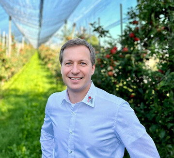 Andreas Ganal wechselt ab Januar 2025 zur Marktgemeinschaft Bodenseeobst und wird zusammen mit Ulrich Hellwege die Gesch�ftsf�hrung der Obstgenossenschaft �bernehmen. 