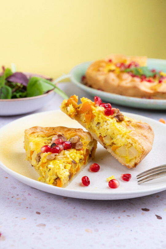 Wurzelgemüse-Quiche