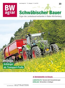 Cover BWagrar 23/2018