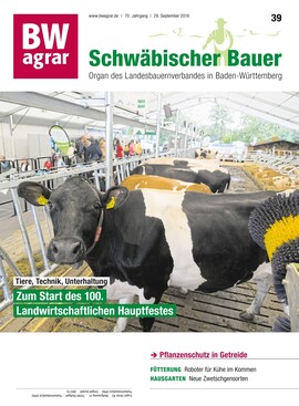 Cover BWagrar 39/2018