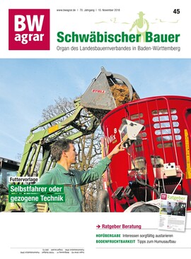 Cover BWagrar 45/2018