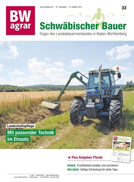 Cover BWagrar 33/2015