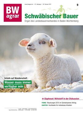 Cover BWagrar 09/2015