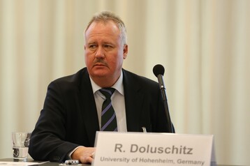 Prof. Dr. Reiner Doluschitz, Direktor des Food Security Center (FSC) an der Universit�t Hohenheim