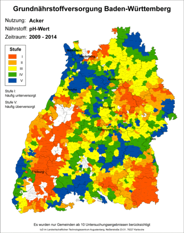 Kalkversorgung in Baden-W�rttemberg