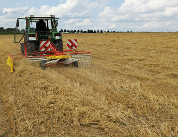 Witterungsangepasstes Management ist Voraussetzung für eine optimale Stroh-Qualität.