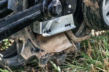 Das Cross-Slot System erm�glicht relativ sichere Feldaufg�nge bei der Direktsaat. 