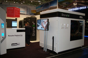 Hochleistungsspeicher auf Lithium-Ionen-Basis ind Schranksystemen oder als Outdoor-L�sung von ADS-Tec.