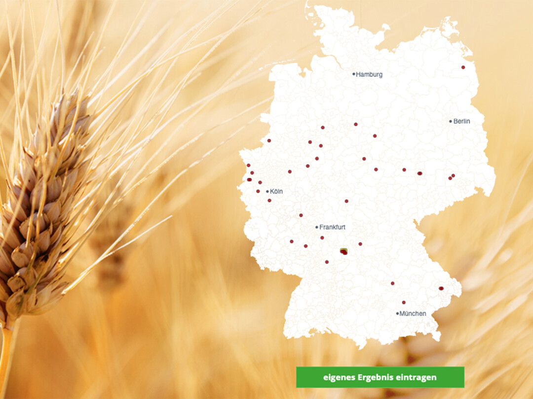 Wie hoch die eigene Ernte ausf�llt, wei� beim Dreschen fast jeder. Aber wie steht die eigene Ernte im deutschlandweiten Vergleich da?