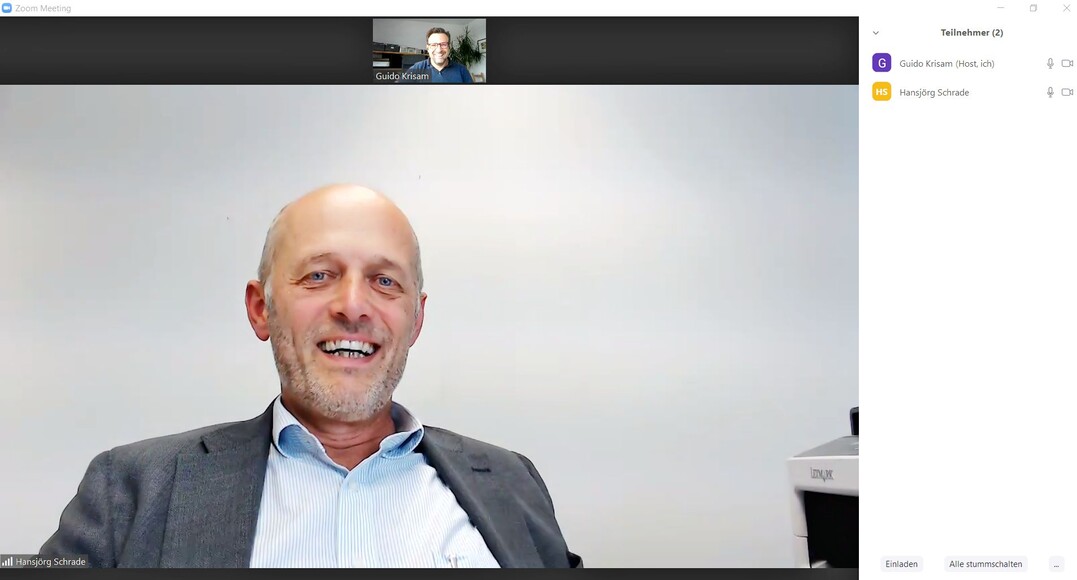 Hansjörg Schrade, AfD, im Interview mit BWagrar-Chefredakteur Guido Krisam.