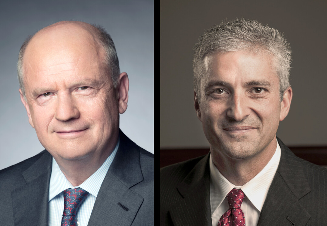 AGCO Konzernchef-Martin Richenhagen (l.) und sein designierter Nachfolger&nbsp;Eric Hansotia.