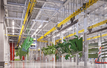 Die neue KTL-Lackieranlage ist auf eine Kapazit�t von 750.000 m� zu lackierende Fl�chen pro Jahr ausgelegt.