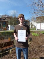 Zweiter Platz für die Mannschaft: Björn Angelberger aus Baden-Württemberg