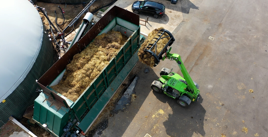 Der Turbofarmer XXL von Merlo hat 170 PS Motorleistung, 6,5 Tonnen Hubkraft und neun Meter Hubhöhe.